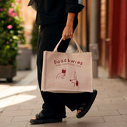 Premium Tote Bag - Dogs & Wine Make Everything Fine