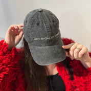 Gorra vaquera negra - Anti-Social Cat Owner