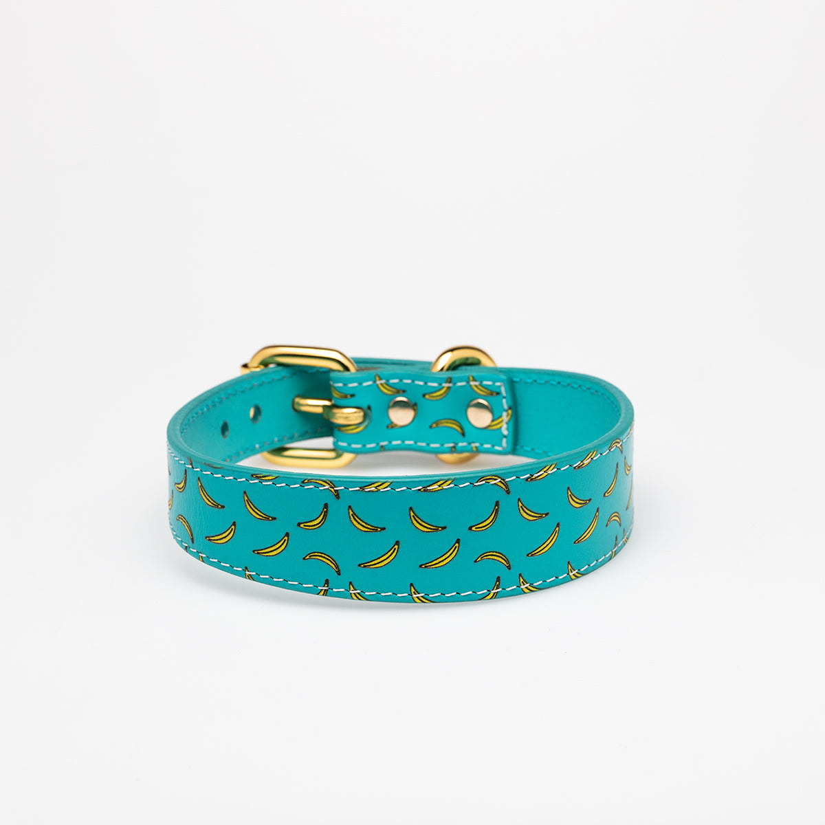 Collar de Perro Bananas Delgado