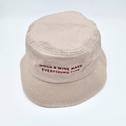 Gorro vaquero beige - Dogs & Wine Make Everything Fine