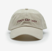 Gorra vaquera beige - Crazy Cat Lady