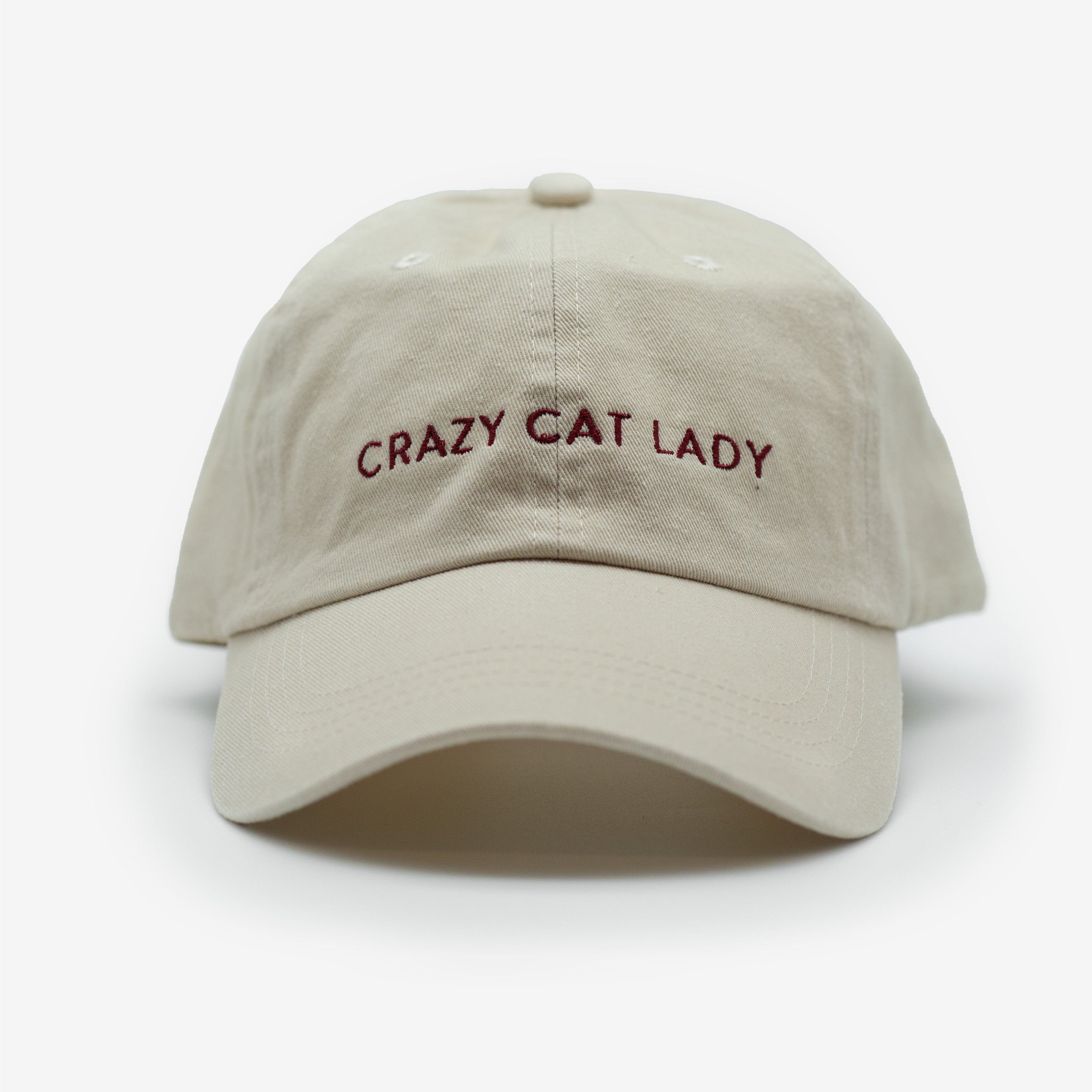 Gorra vaquera beige - Crazy Cat Lady