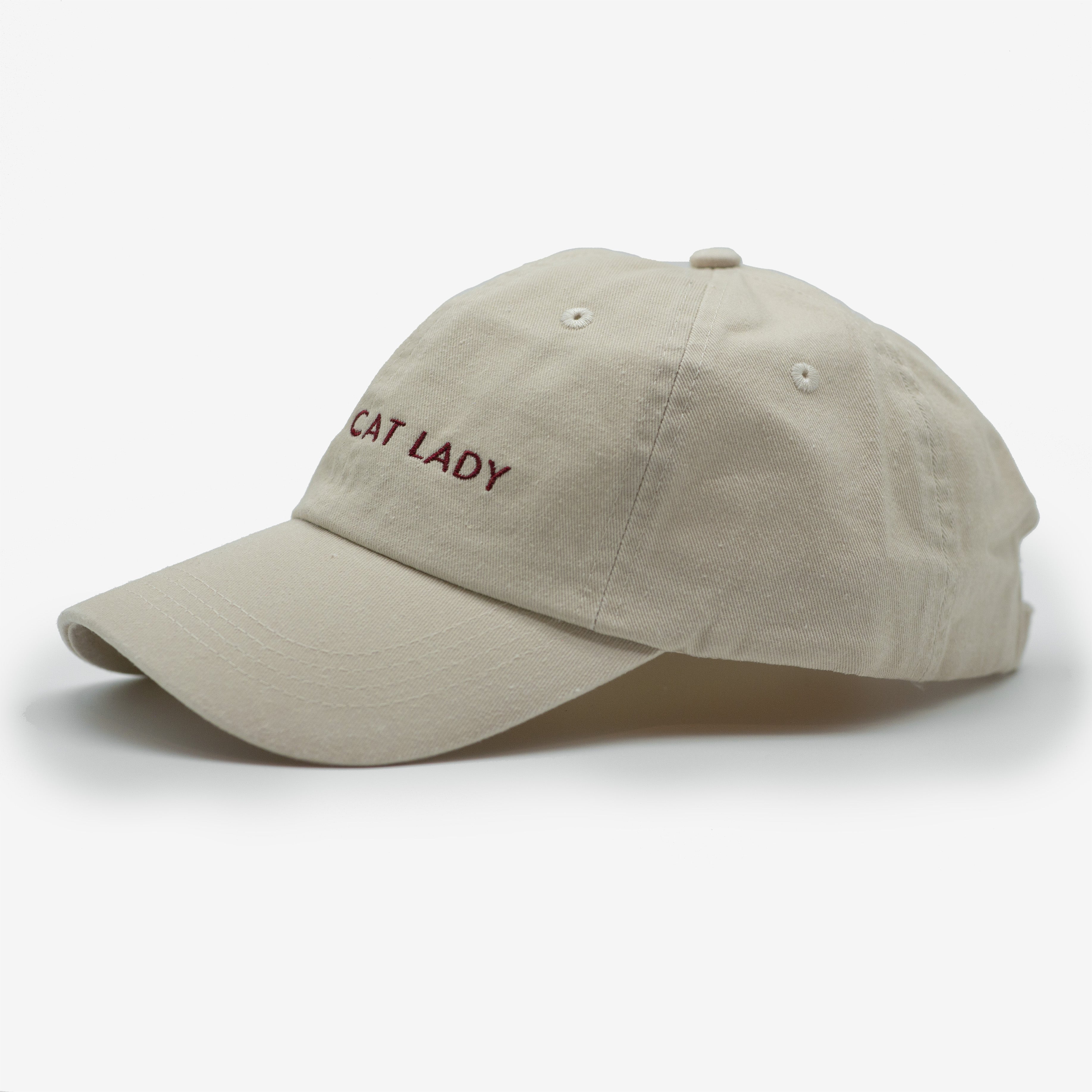 Gorra vaquera beige - Crazy Cat Lady