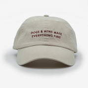 Gorra vaquera beige - Dogs & Wine Make Everything Fine