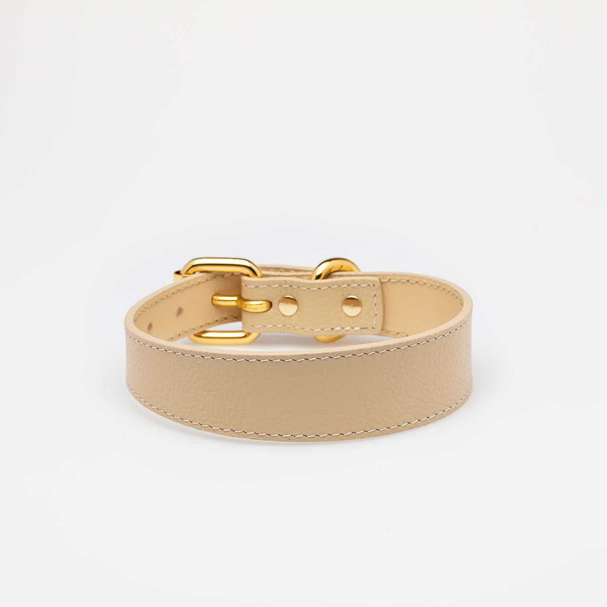 Beige Collar para Perro Delgado