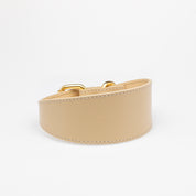 Collar de Perro Ancho Beige