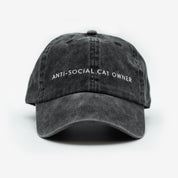 Gorra vaquera negra - Anti-Social Cat Owner