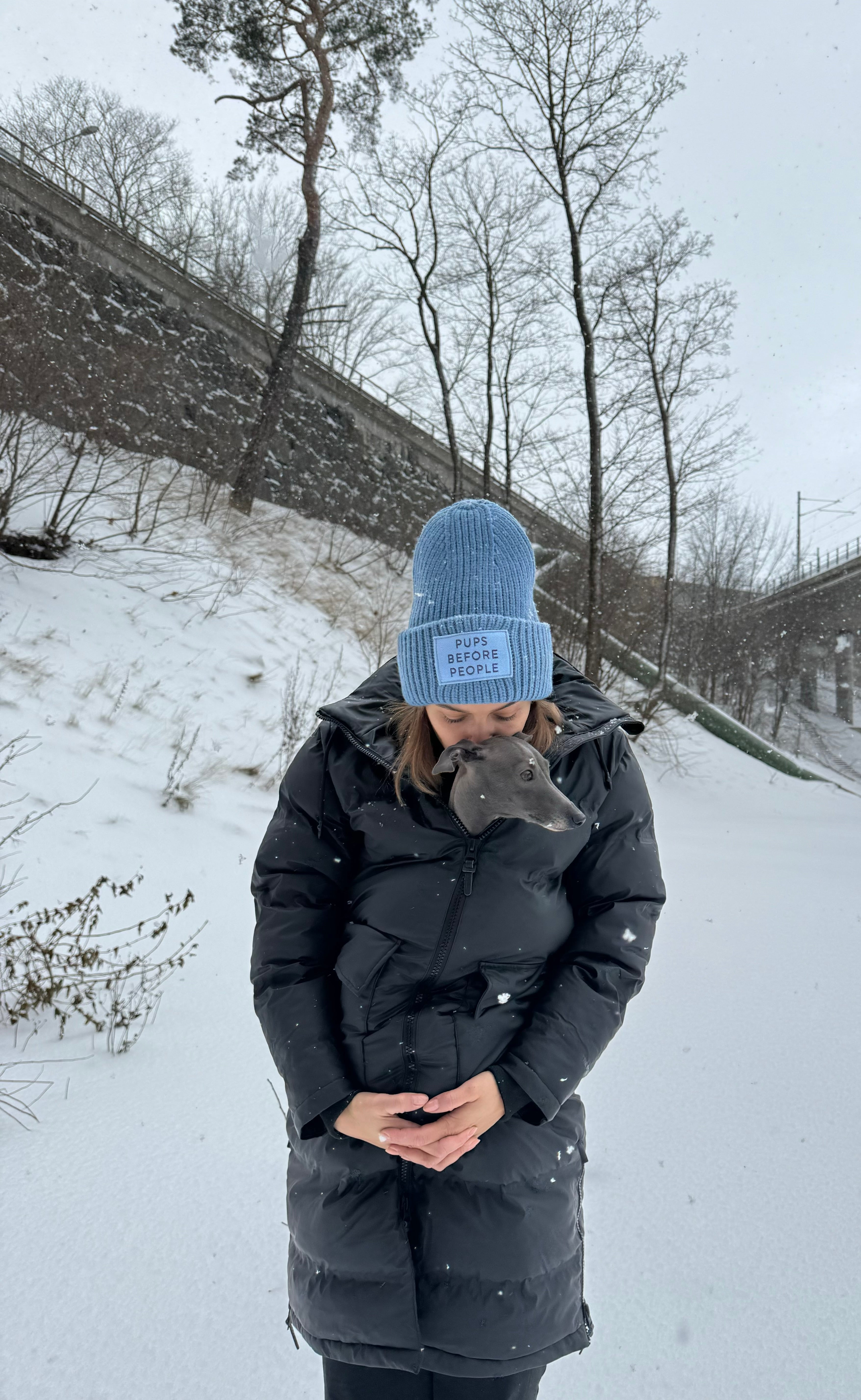 Gorro de Lana Azul - Perritos antes que Personas