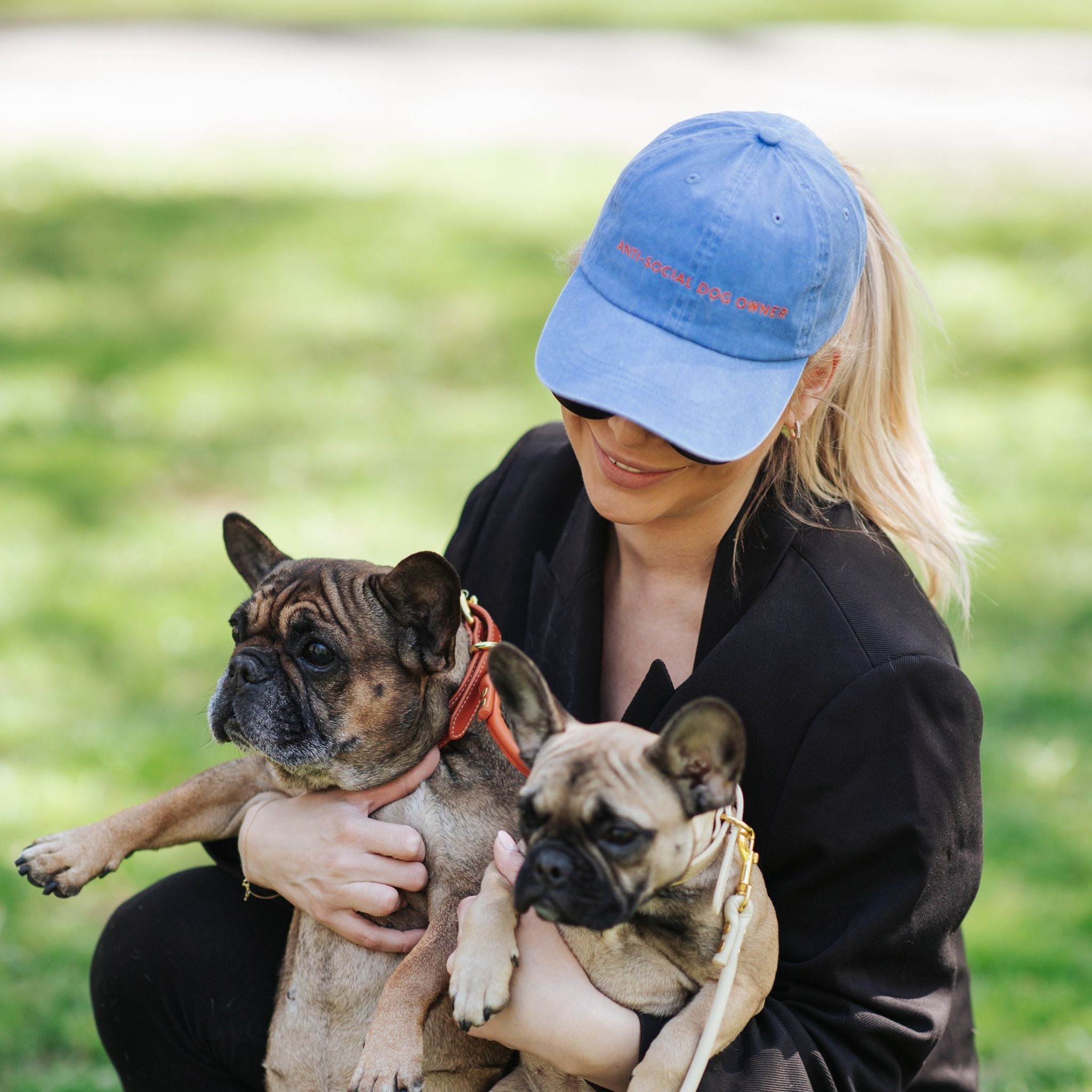 Gorra de Mezclilla Azul - Dueño de Perro Anti-Social
