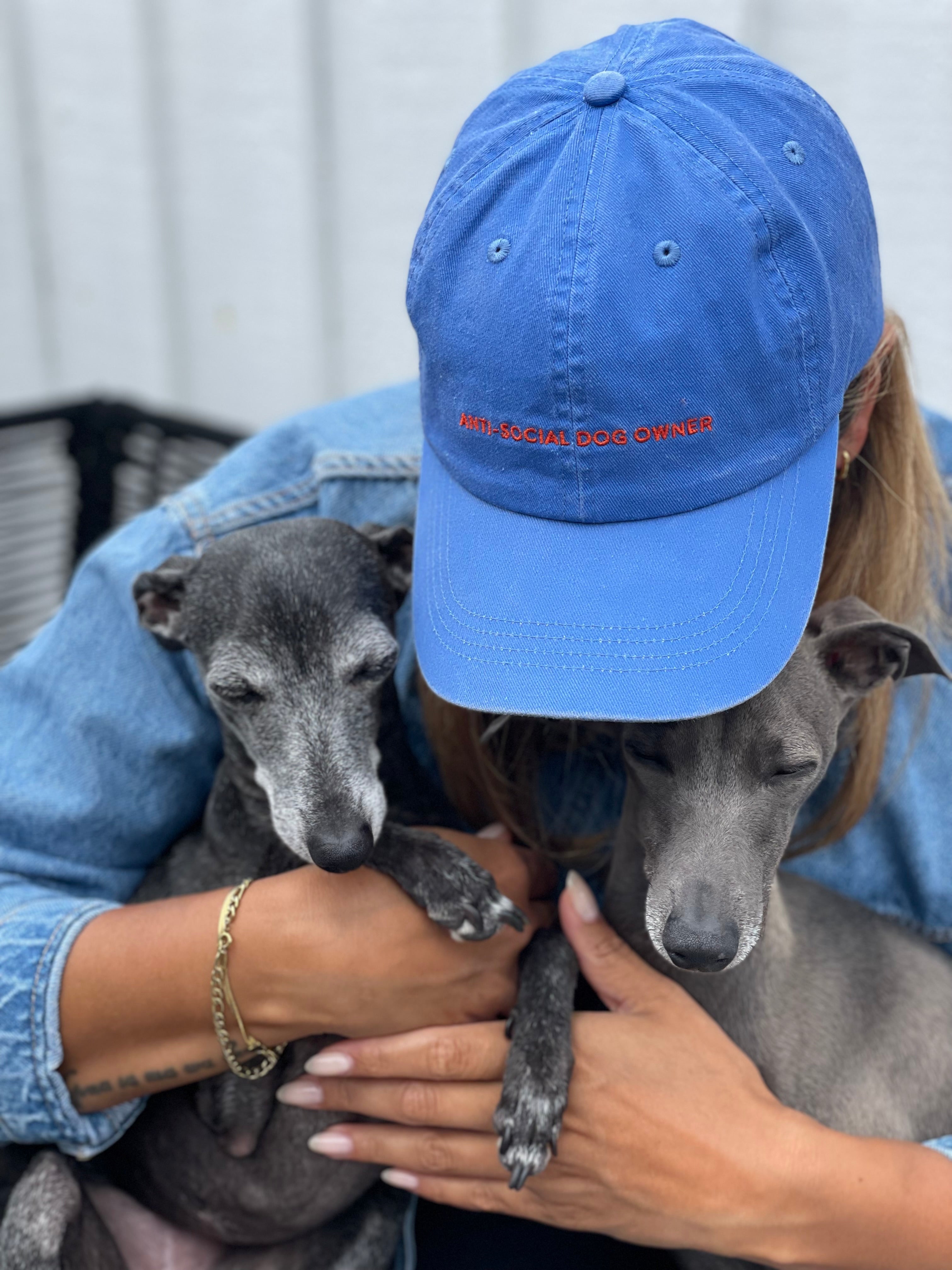 Gorra de Mezclilla Azul - Dueño de Perro Anti-Social