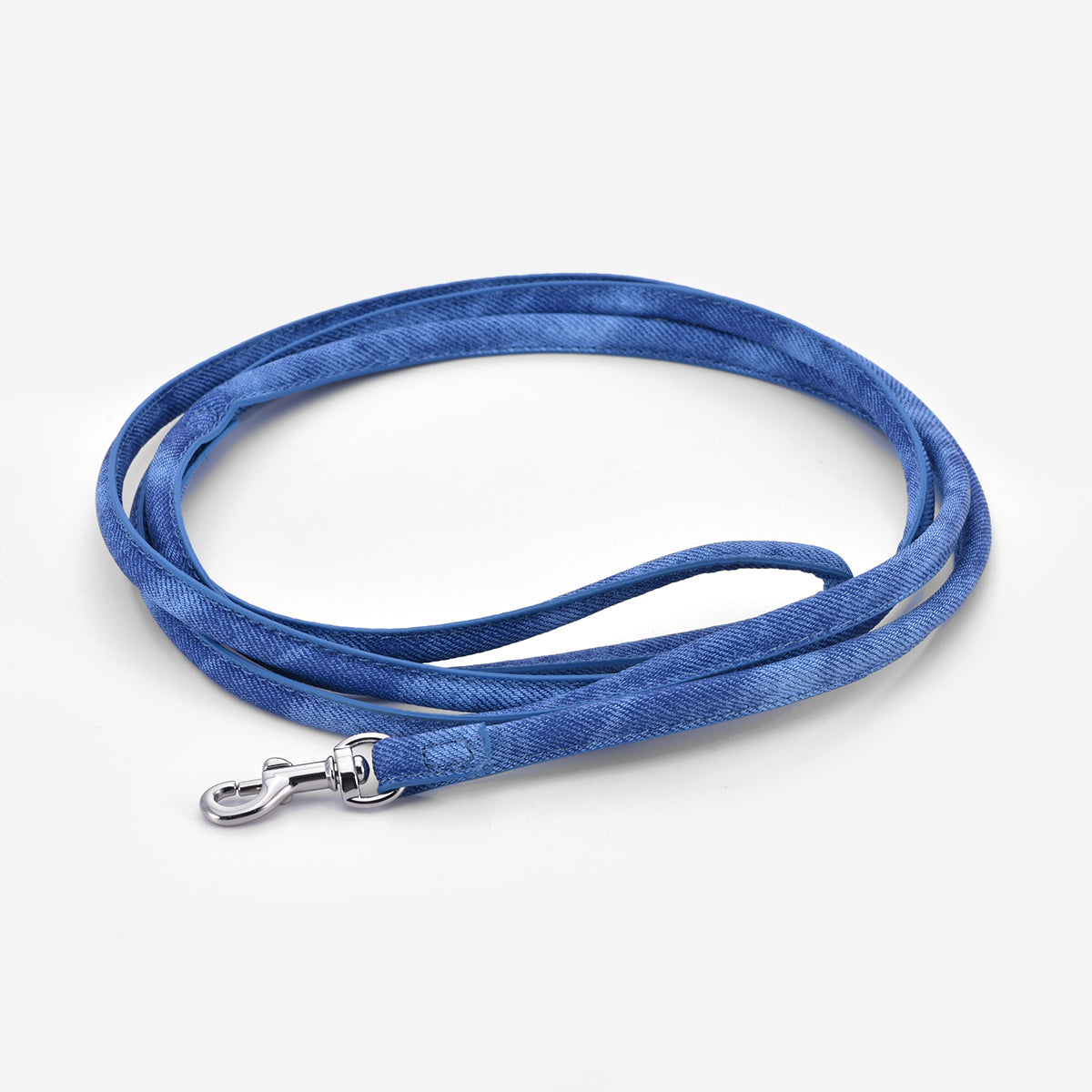 Correa para perro de mezclilla azul