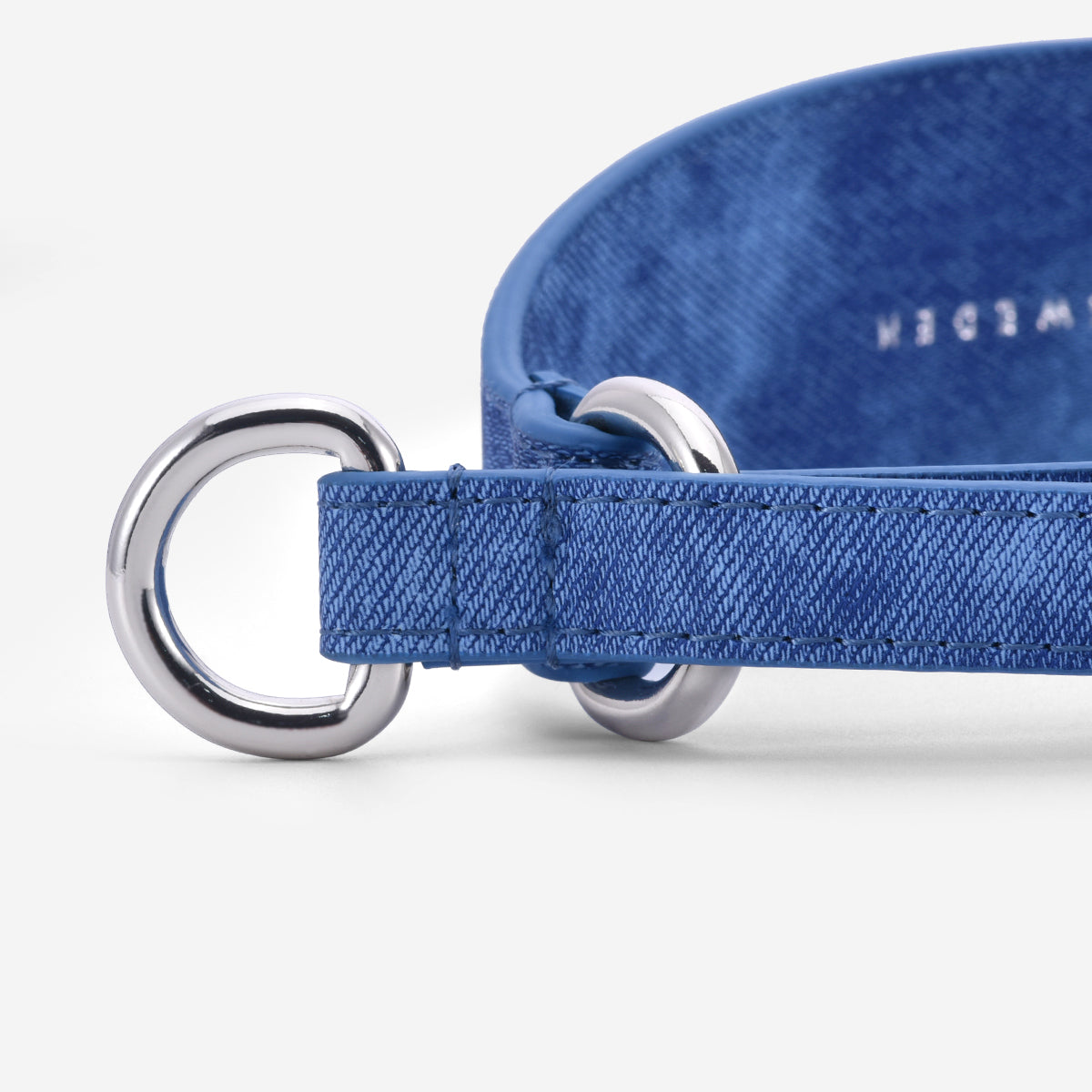 Martingale Ancho de Denim Azul para Perro