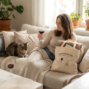 Standard Tote Bag - Cats & Wine Make Everything Fine