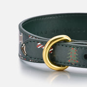 Collar fino de Navidad para perro