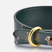 Collar de perro ancho de Navidad