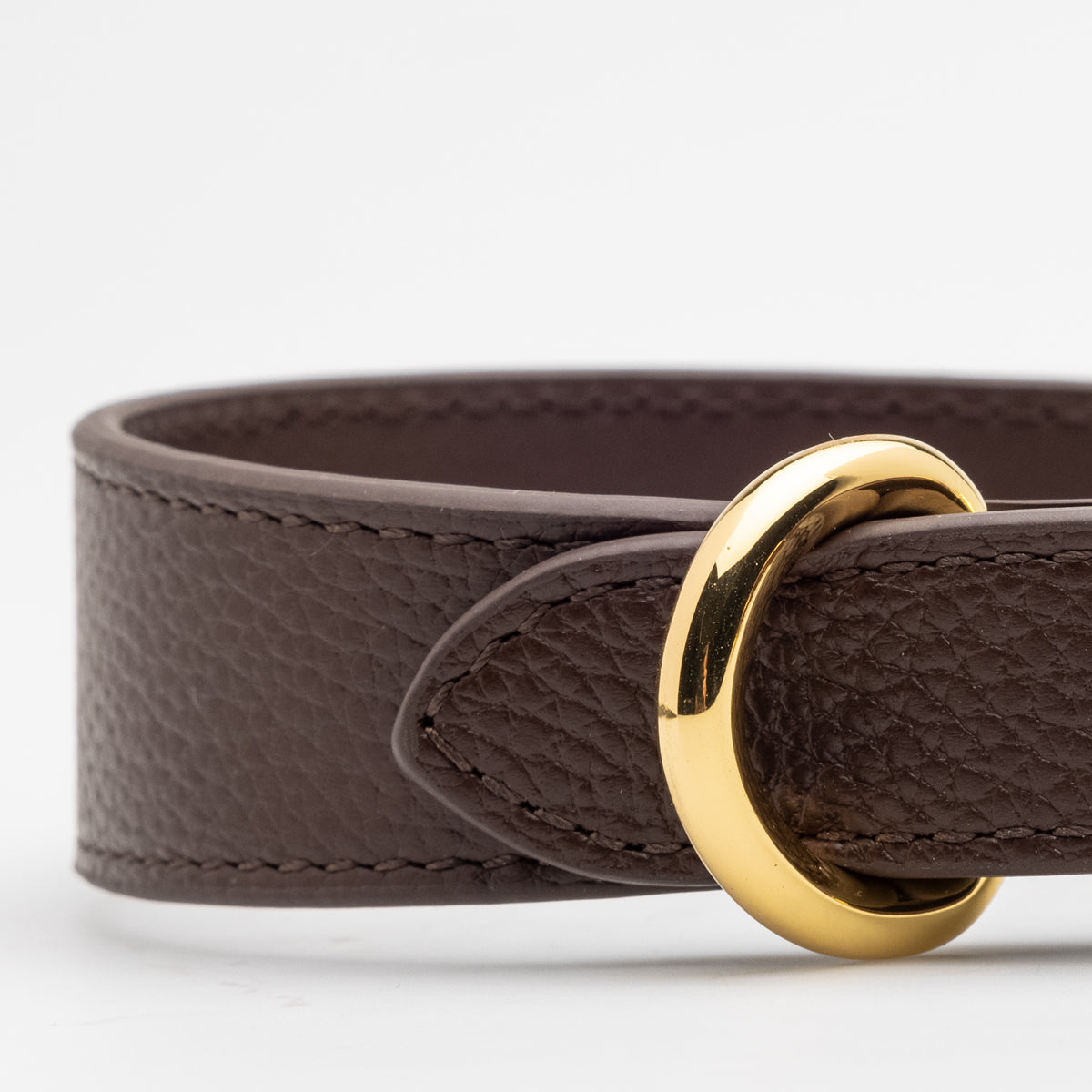 Collar de Perro Café Marrón Delgado