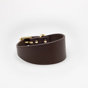 Collar de Perro Marrón Café Ancho