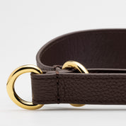 Café Marrón Collar de Perro Martingale Ancho