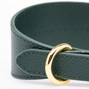 Collar de Perro Ancho Verde Oscuro