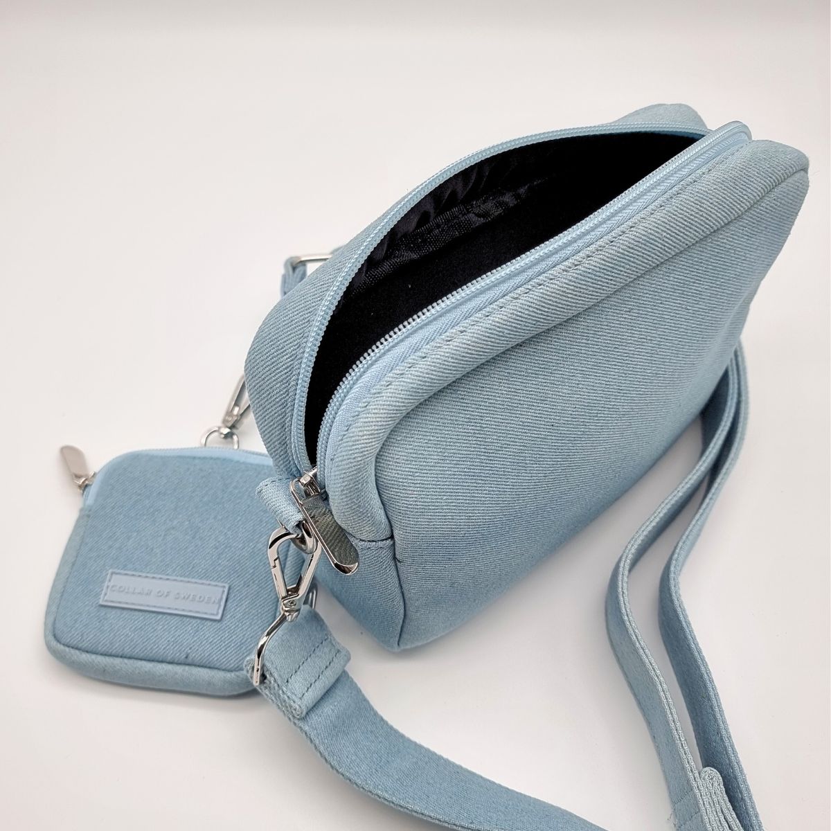 Bolso para pasear perros de mezclilla - Bandolera
