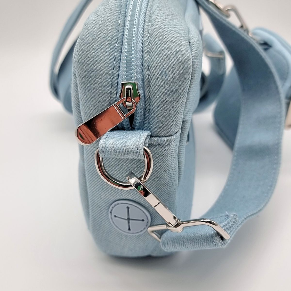 Bolso para pasear perros de mezclilla - Bandolera
