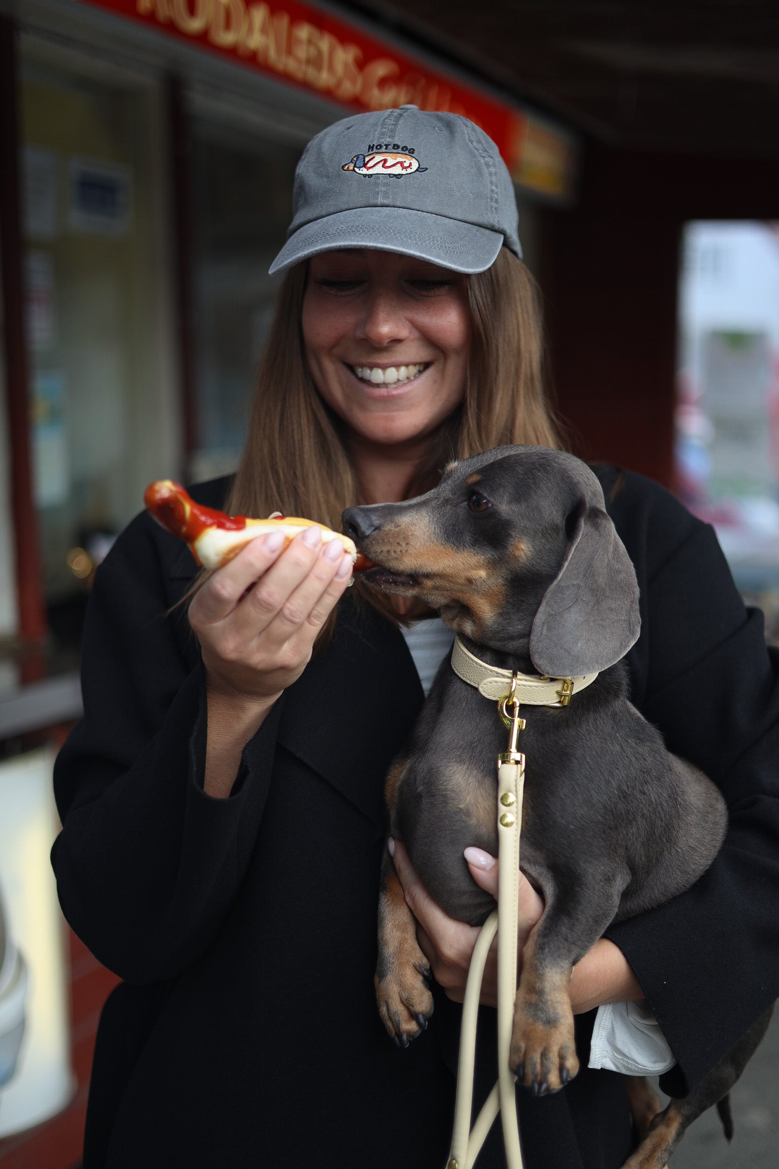 Gorra de mezclilla gris - Hot Dog