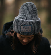 Gorro de lana gris -  Fur Mama