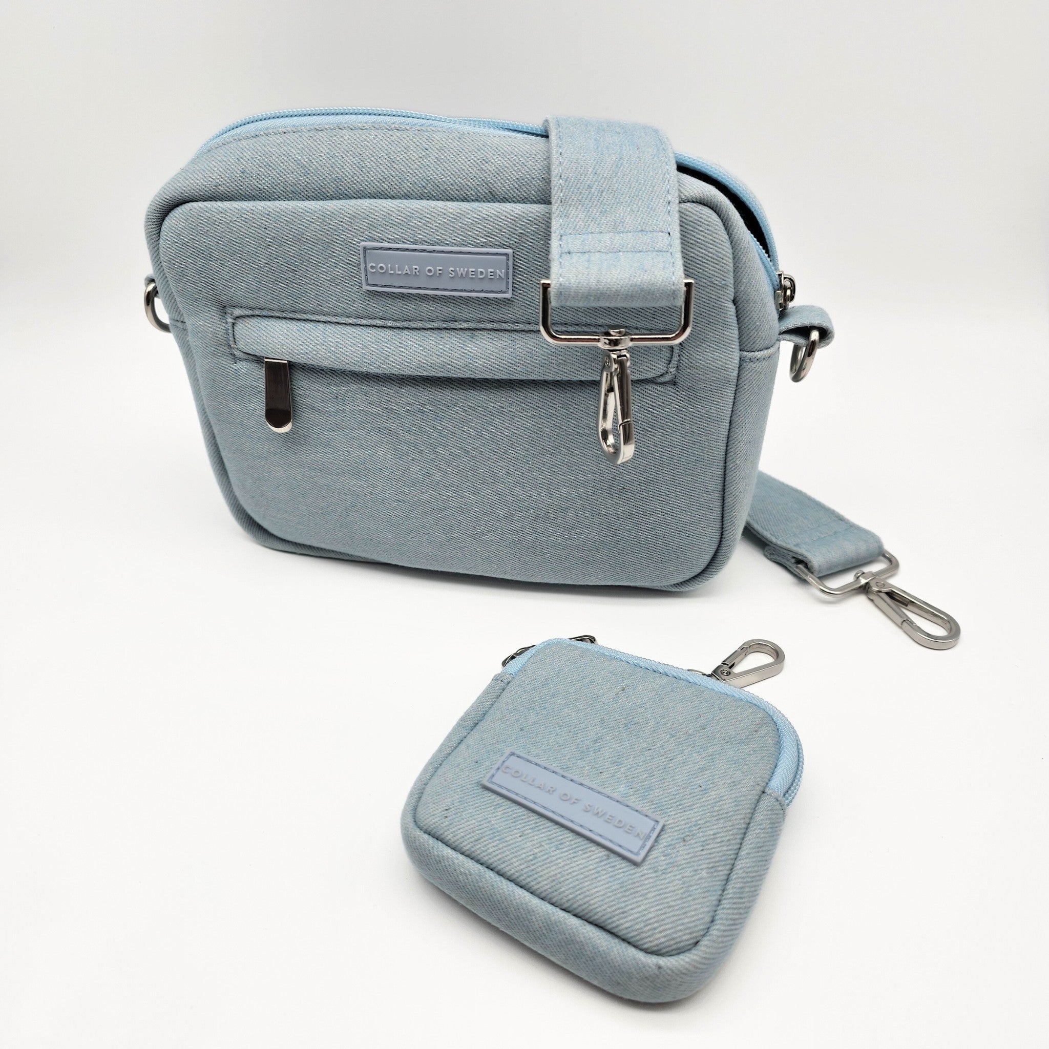 Bolso para pasear perros de mezclilla - Bandolera
