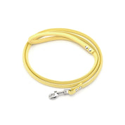 Correa para perro amarillo pastel