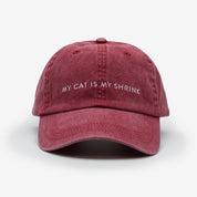Gorra vaquera roja - My Cat Is My Shrink