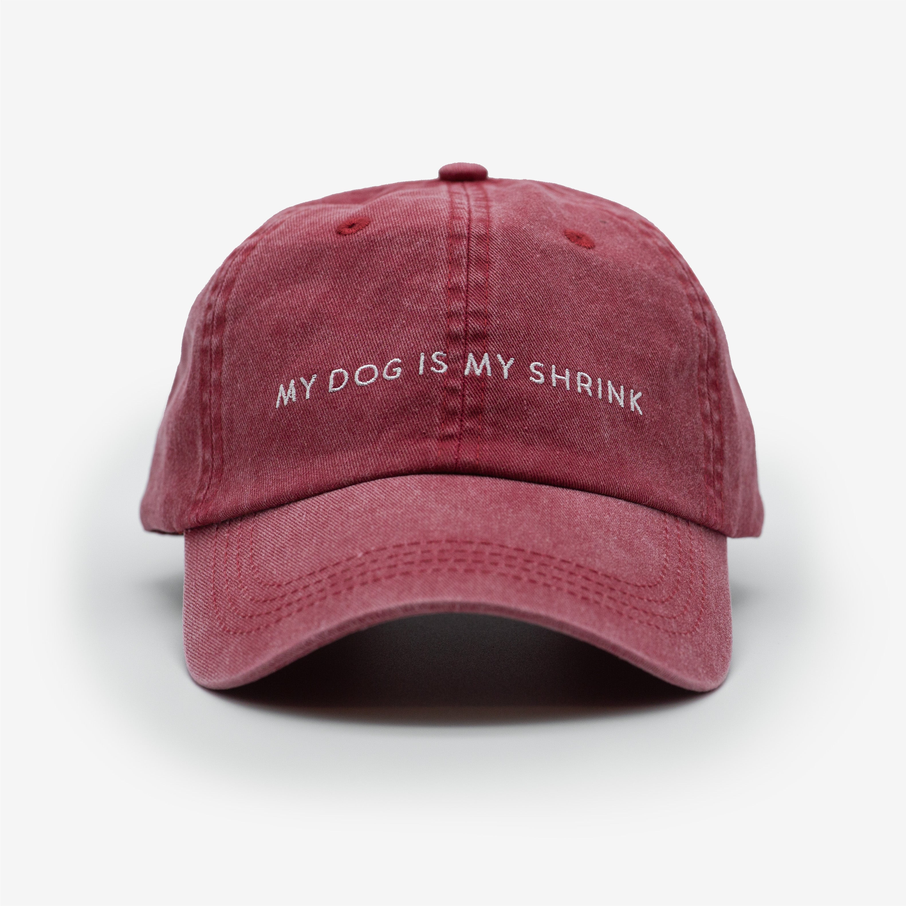 Gorra vaquera roja - My Dog Is My Shrink