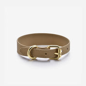 Collar de Perro Delgado Reflectante en Bronce