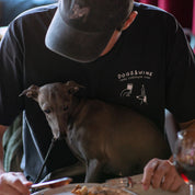 Camiseta Negra - Dogs & Wine Make Everything Fine