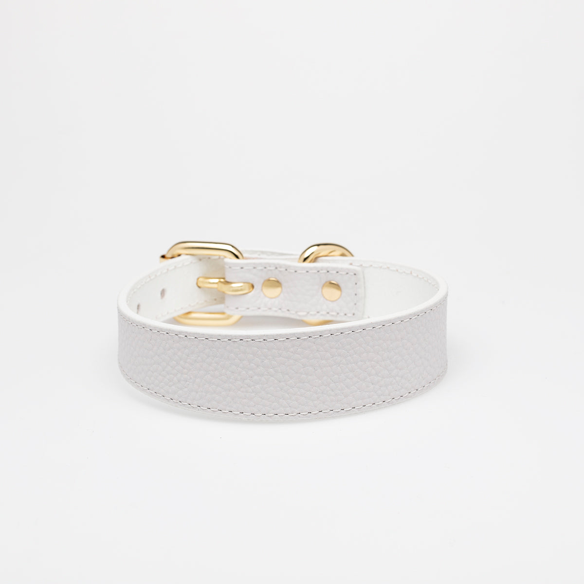 Collar Blanco para Perro Delgado