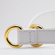 Blanco Collar de Perro Martingale Ancho