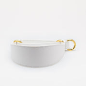 Blanco Collar de Perro Martingale Ancho