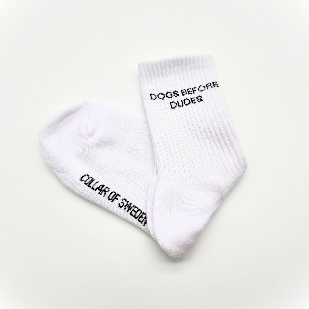 Calcetines de tubo blanco - Dogs Before Dudes