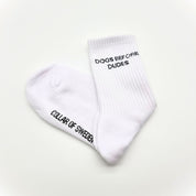 Calcetines de tubo blanco - Dogs Before Dudes