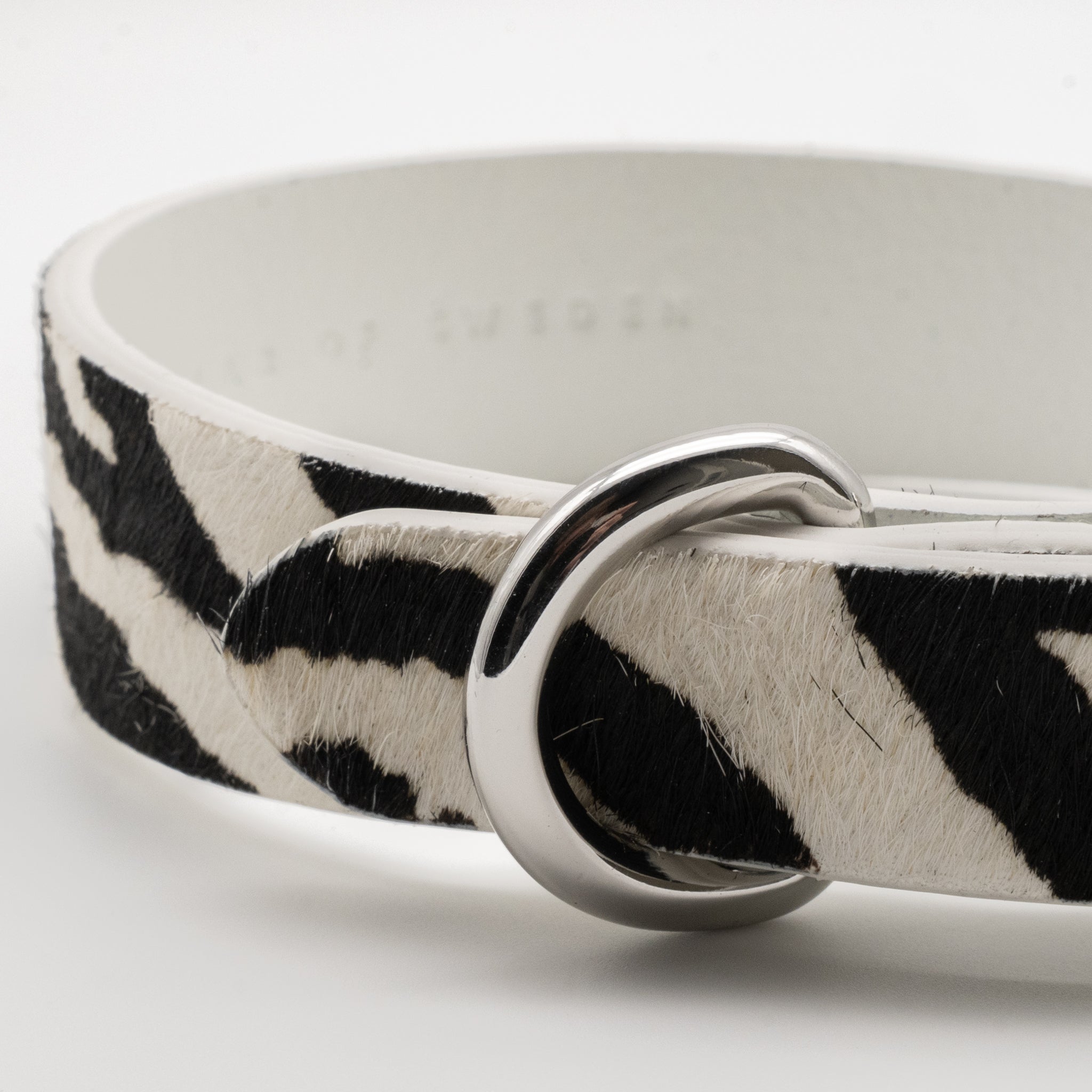 Collar de Perro de Cebra Delgado